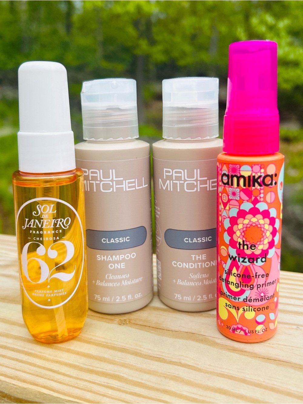 Sol de Janeiro + Amika Travel Hair & Body Care Bundle